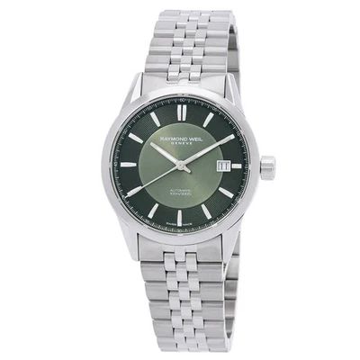 Reloj para hombre Raymond Weil Freelancer automático esfera verde 2771-ST-52051 Foto 1 de 3