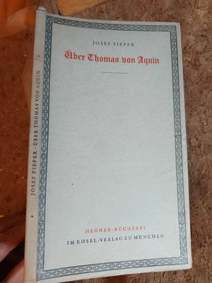 Über Thomas von Aquin, Josef Piper, 1949, Hegner Bücherei - Bild 1 von 3