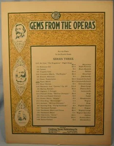 Vintage 1910 FAUST MARCH Sheet Music CHARLES GOUNOD - Picture 1 of 1