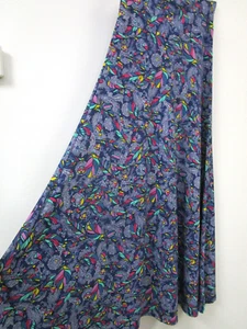 LULAROE MULTI-COLOR FLORAL DESIGN MAXI SKIRT SIZE XS - NWT - Picture 1 of 5