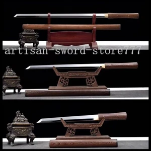 ESPADA NINJA JAPONESA ZATOICHI ACERO RESORTE HECHA A MANO (KATANA + WAKIZASHI + TANTO) - Imagen 1 de 12