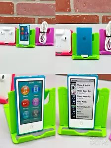 Apple iPod Nano 7th Generation Blue A1446A 90'S ROCK - METAL HIP HOP RAP BUNDLE - Picture 1 of 13