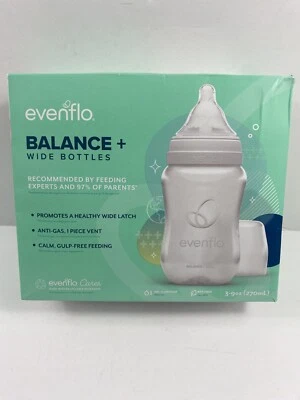 Evenflo Baby 3-Pack Baby Bottles - white, one size - Image 1 of 4