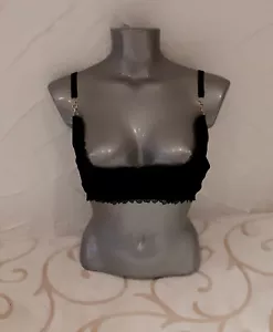 Edler Damen Hebe BH Büstenhebe 75 D Schwarz Spitze Dessous Brassiere Neuwertig - Bild 1 von 23
