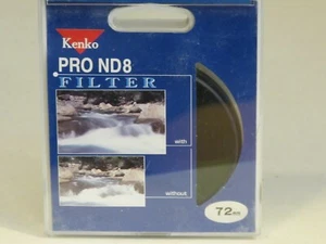 72mm - Kenko PRO ND8 Neutral Density Filter New      #72f-n - Picture 1 of 1