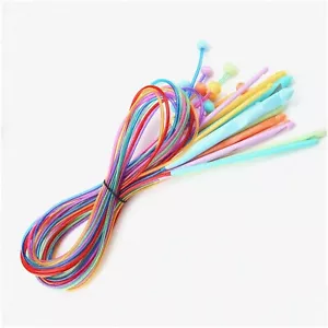 Tusani Metal Crochet Hook Set with Interchangeable Cords - 5mm Tunisian Knitting - Picture 1 of 7
