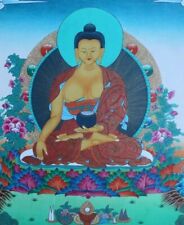 LATE 20TH C. BUDDHA THANGKA ART FOUND IN TASHILHUNPO MONASTERY, SHIGATSE, TIBET
