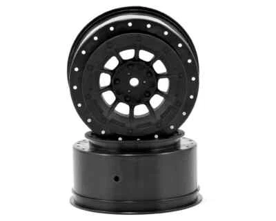 Jconcepts Hazard Short Course Wheels SC5m SC6.1 SC10 SC6.2 +3mm Black JCO3344B - Image 1 of 2