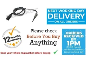 Exhaust Gas Temperature Sensor for AUDI A3 Convertible 1.6 TDI 2014-2020 New - Picture 1 of 14