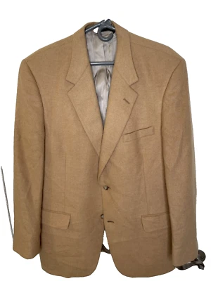 Chaqueta deportiva forrada Roundtree And Yorke para hombre pelo camel talla 42L COMO SE LEE Foto 1 de 4