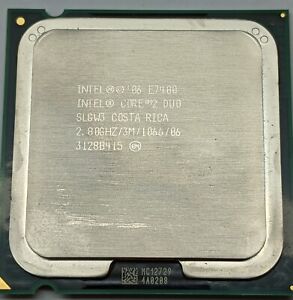 Processeur Intel Core 2 Duo E7400 SLGW3 Pentium double cœur Celeron D 352 LGA 775