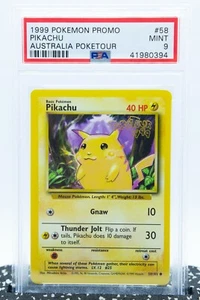 PSA 9 PIKACHU PokeTour 1999 58/102 Australian Promo - Pokemon Card WOTC - Bild 1 von 3