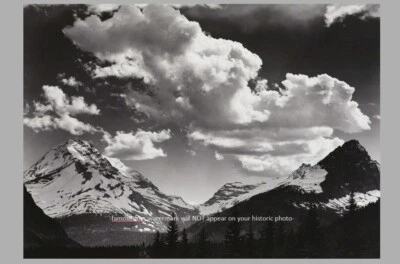 Ansel Adams Glacier National Park PHOTO Art Print 5x7 1942
