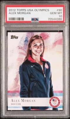 Alex Morgan 2012 Topps USA Olympics #90 PSA 10 GEM MT GEM MINT USA Soccer - Image 1 of 2
