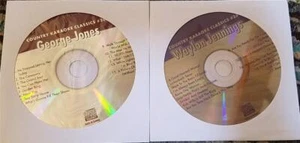 2 CDG KARAOKE DISCS HITS OUTLAW COUNTRY WAYLON JENNINGS GEORGE JONES CKC SET  - Picture 1 of 1