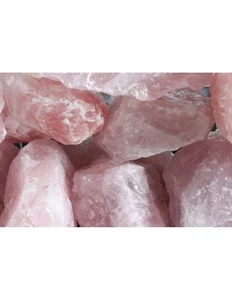 Edelstein Rosenquarz – Natürlicher Heilstein (400-500 g) für Meditation und Wohn - Bild 1 von 4