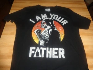 Star Wars Darth Vader 'I Am Your Father' T-Shirt - Adult MED BLACK - Picture 1 of 4