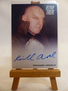 Star Trek The Movies 2009 autografo trading card Richard Arnold come Romulano - Foto 1 di 3