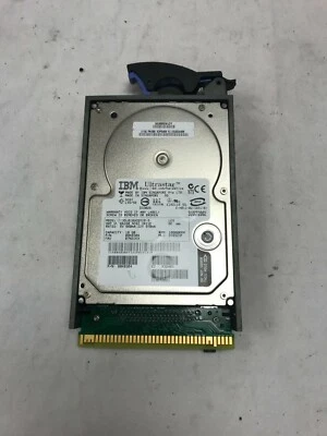 18GB IBM 9406 07N3163 08K0304 53P5458 4318 10K RPM 3.5" SCSI HARD DRIVE W/CADDY - Image 1 of 4