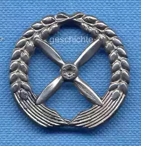 Ärmelabzeichen, als Flügelrad, wohl für Flieger, um 1917 !!! - Bild 1 von 1