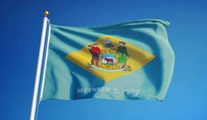 Delaware Staatsflagge neu hochwertige 2 x 3 Fuß Größe verblassen widerstehen Flagge US-Verkäufer - Bild 1 von 3