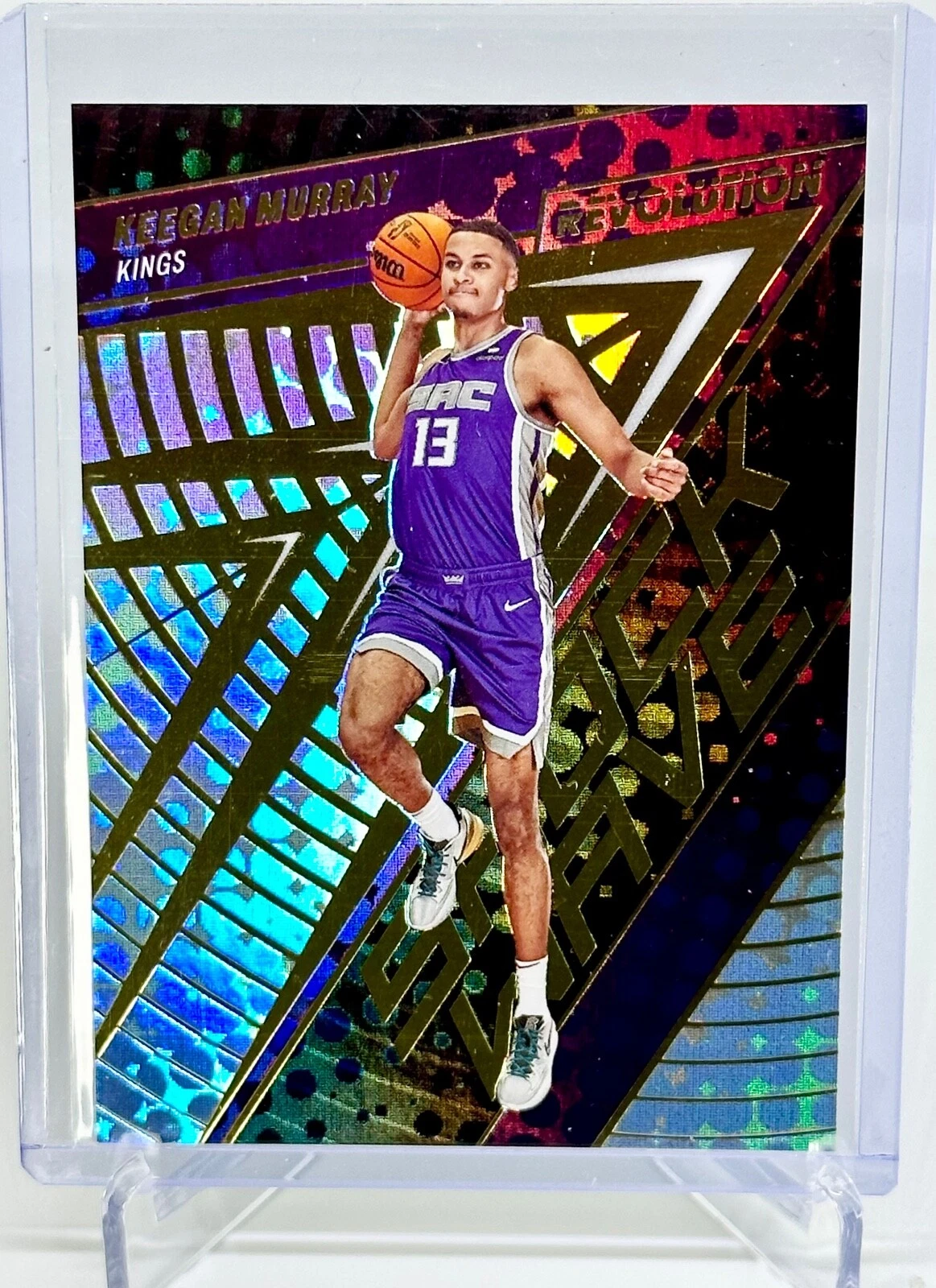 2022-23 KEEGAN MURRAY Rookie RC Panini Revolution Shock Wave #11