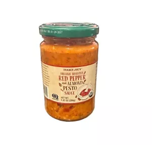 Trader Joe’s Organic Roasted Red Pepper and Almond Pesto Sauce Best by 2027 - Picture 1 of 2