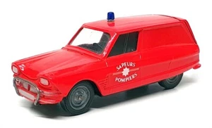 Verem 1/43 Scale 218 - Citroen AMI 6 Fire Van "Sapeurs Pompiers" - Red - Picture 1 of 5