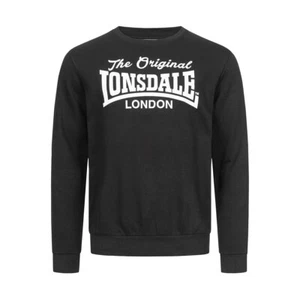 LONSDALE LONDON Sweatshirt "Burghead" | Schwarz | Oberteil Pullover Londsdale - Picture 1 of 5