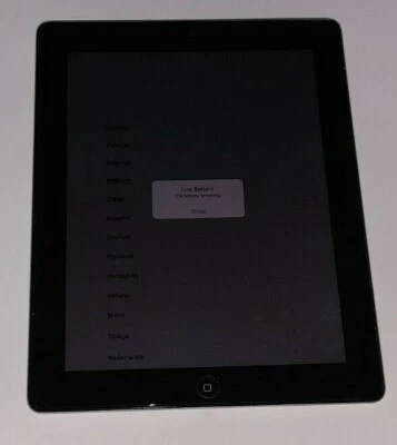 Ipad 2 (A1395) 32 GB Gray with IOS 9.3.5 (IOS Locked) -  Sold As is - Image 1 of 4