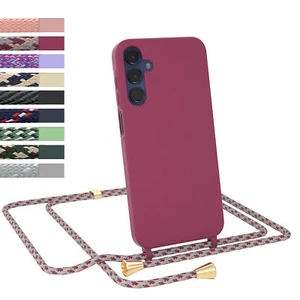 EAZY CASE para Samsung Galaxy A15 Funda de móvil con cadena de móvil para colgar Silicona - Imagen 1 de 16