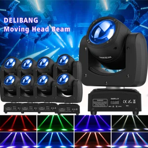 8Pc 150W RGBW Beam LED Spot Stage Light Strobe DMX Beam Moving Head Party Disco - Picture 1 of 18