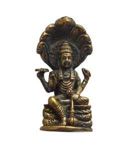 Thailand Amulet Statue, Lord Vishnu or Lord Narayana (Solid Casting), Collectibl - Picture 1 of 9