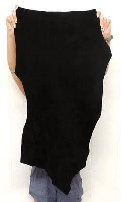 Piel de ciervo NEGRO para artesanías nativas piel de ciervo taxidermia montaje de cuerno Foto 1 de 2