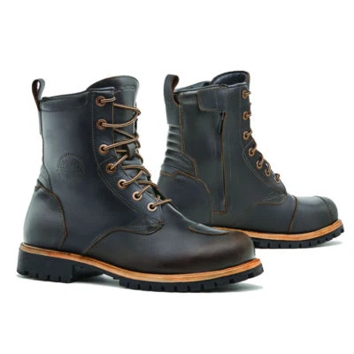 motorcycle boots | Forma LEGACY brown waterproof urban street city riding  - Image 1 of 4