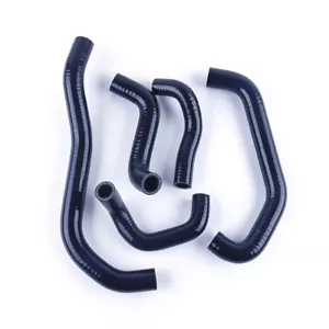 For SUZUKI GSF 400 BANDIT 400 1989-1998 Silicone Radiator Coolant Hose Black - Foto 1 di 6