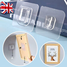 10PCS Double-sided Adhesive Wall Hooks For Home Life Hangging Accessory UK