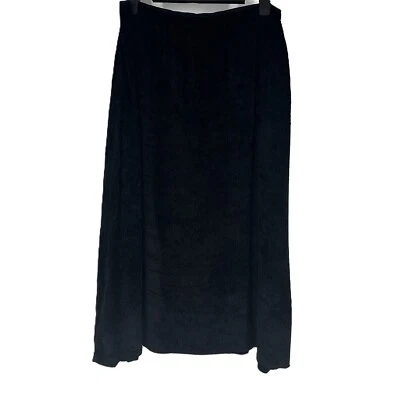 Rag & Bone Jaci Corduroy Midi Skirt Black Size 6 - Image 1 of 4