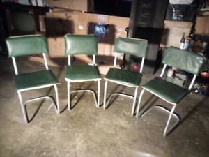 Vintage Chromsteel Tubular Chrome Steel Chair set of 4 - Picture 1 of 3