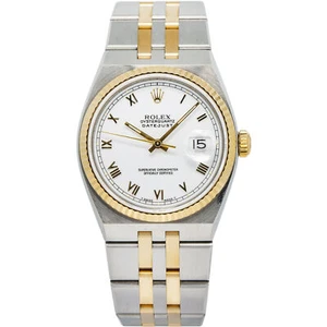 Rolex Datejust Oysterquartz 17013 Unpolished Cocacola 18K Yellow 2 Tone 36mm - Picture 1 of 6
