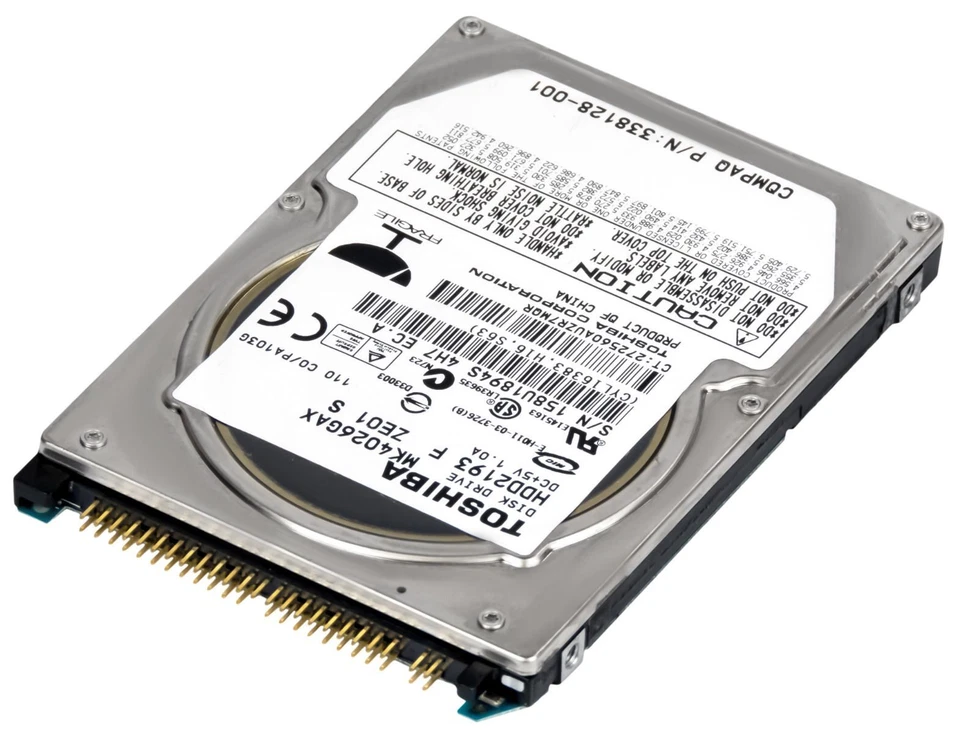 Hard Drive Toshiba MK1016GAP 10GB 4200RPM 1MB Cache PATA ATA IDE 2.5'' Inch - Image 1 of 3