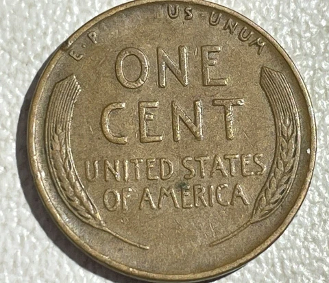 1937 Lincoln Wheat Cent with Reverse Error Missing Pluribus US Mint Coin Cover