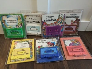Vintage Lot Of 7 1970s Story Teller Super Scope Book & Cassette Tapes - Picture 1 of 9