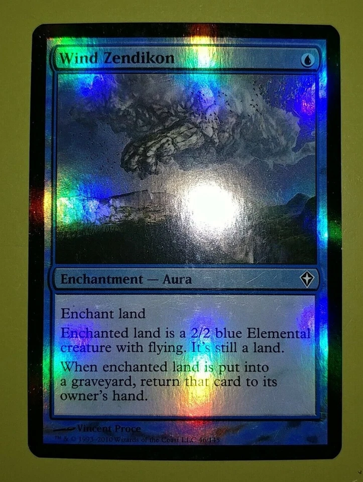 FOIL Wind Zendikon x1 Worldwake 1x Magic the Gathering MTG - Image 1 of 1