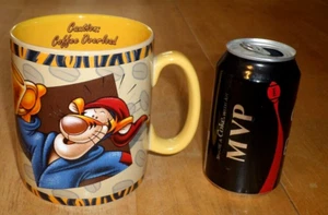 [DISNEY] "TIGGER" - "COFFEE OVERLOAD", [SUPER JUMBO], Keramik Kaffeetasse, VINT - Bild 1 von 9