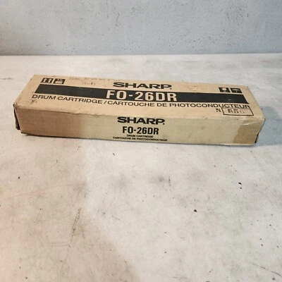 Cartucho de tambor Sharp FO-26DR genuino nuevo OEM sellado en caja envío gratuito Foto 1 de 3