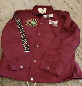 GUESS x GENERATIONS U Snap Up Windbreaker Jacket Size XS New FREE SHIPPING - Picture 1 of 4