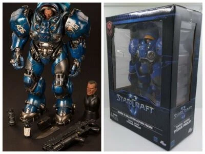 Figura de acción Starcraft2 Tychus Heroes of The Storm Blizzard Warcraft modelos 9"  Foto 1 de 4
