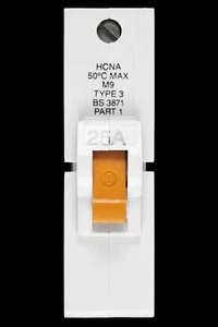 FEDERAL 25 AMP TYPE 3 M9 MCB CIRCUIT BREAKER STAB-LOK HCNA - Picture 1 of 6