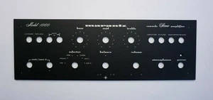 New! Marantz 1060 Receiver Front Panel Faceplate (Face Plate) Black - Afbeelding 1 van 3